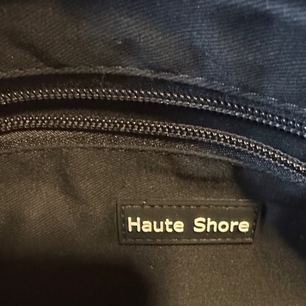 HAUTE SHORE Navy Tote with Colorful Strap - Picture 2 of 4